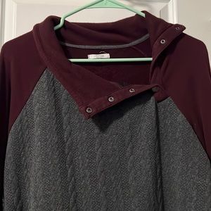 Maurice’s women asymmetrical neck sweater